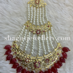 Captivating Jhoomer (Chhapka) - Ruby (Red) [Click inside image for HD quality]