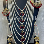 Legendary Dulhan Satlada Set - Ruby (Red) [Click inside image for HD quality]