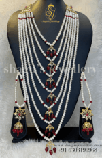Legendary Dulhan Satlada Set - Ruby (Red) [Click inside image for HD quality] - Image 5