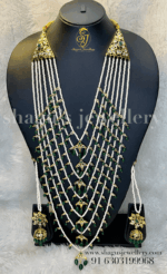 Grandiose Lucknowi Satlada Set - Emerald (Green) [Click inside image for HD quality]