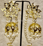 Empress Dulhan Jadavi Set - White [Click inside image for HD quality] - Image 5