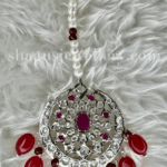 Showy Silver Tika - Ruby (Red) [Click inside image for HD quality]
