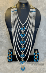 Legendary Dulhan Satlada Set - Feroza (Turquoise) [Click inside image for HD quality] - Image 5