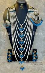 Legendary Dulhan Satlada Set - Feroza (Turquoise) [Click inside image for HD quality]