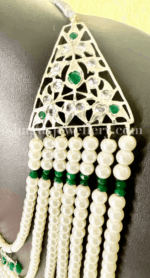 Aristocratic Silver Satlada Set - Emerald (Green) [Click inside image for HD quality] - Image 4