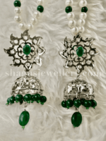 Aristocratic Silver Satlada Set - Emerald (Green) [Click inside image for HD quality] - Image 2