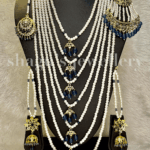 Legendary Dulhan Satlada Set - Royal Blue [Click inside image for HD quality]