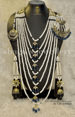 Legendary Dulhan Satlada Set - Royal Blue [Click inside image for HD quality]