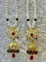 Empress Dulhan Jadavi Set - Multi [Click inside image for HD quality] - Image 4