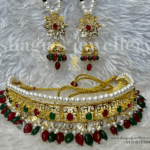 Iconic Classic Jadavi (Jadau/Choker) Set - Multi [Click inside image for HD quality]