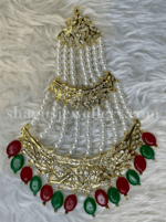 Empress Dulhan Jadavi Set - Multi [Click inside image for HD quality] - Image 5