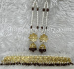 Iconic Classic Jadavi (Jadau/Choker) Set - Purple [Click inside image for HD quality] - Image 2