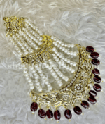 Empress Dulhan Jadavi Set - Purple [Click inside image for HD quality] - Image 3
