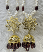 Empress Dulhan Jadavi Set - Purple [Click inside image for HD quality] - Image 2