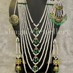 Legendary Dulhan Satlada Set - Onyx Green [Click inside image for HD quality]