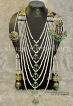 Legendary Dulhan Satlada Set - Onyx Green [Click inside image for HD quality]