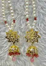 Empress Dulhan Jadavi Set - Pink [Click inside image for HD quality] - Image 2