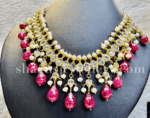 A+ Enduring Real Ruby Drop Necklace Set [Click inside image for HD quality] - Image 5