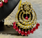 A+ Enduring Real Ruby Drop Necklace Set [Click inside image for HD quality] - Image 3