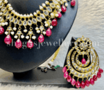 A+ Enduring Real Ruby Drop Necklace Set [Click inside image for HD quality] - Image 2
