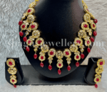 Sumptuous Real Ruby Flower Necklace Set [Click inside image for HD quality] - Image 3