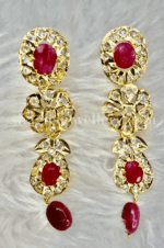 Sumptuous Real Ruby Flower Necklace Set [Click inside image for HD quality] - Image 2