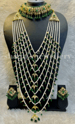 A+ Stupendous Emerald Dulhan Square Set [Click inside image for HD quality]