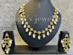 Diva Real Pearl Drop Necklace - White [Click inside image for HD quality]
