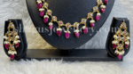 Splendour Real Ruby Navratan Necklace [Click inside image for HD quality] - Image 4