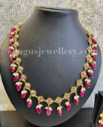 Splendour Real Ruby Navratan Necklace [Click inside image for HD quality] - Image 3