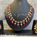 Splendour Real Ruby Navratan Necklace [Click inside image for HD quality]