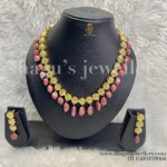 Enchanting Real Gem Necklace - Pink [Click inside image for HD quality]