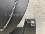 Beauteous Real Pearl String - Black [Click inside image for HD quality] - Image 3