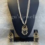 Glitzy White Chand Bali String [Click inside image for HD quality]