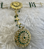 A+ Eye Catching Haath Phool - Emerald (Green) [Click inside image for HD quality] - Image 2