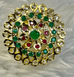 A+ Splashy Emerald Finger Ring [Click inside image for HD quality] - Image 2