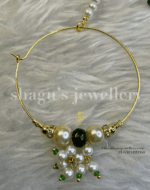 Ritualistic Nath (Nose Ring) - Emerald (Green) [Click inside image for HD quality]