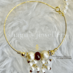 Ritualistic Nath (Nose Ring) - Ruby (Red) [Click inside image for HD quality]