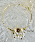 Ritualistic Nath (Nose Ring) - Ruby (Red) [Click inside image for HD quality]