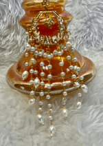 Charming White Chand Bali [Click inside image for HD quality] - Image 2
