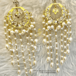 Charming White Chand Bali [Click inside image for HD quality]