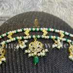 A+ Swish Hairband (Mathapatti) - Emerald (Green) [Click inside image for HD quality]