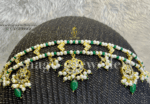 A+ Swish Hairband (Mathapatti) - Emerald (Green) [Click inside image for HD quality]