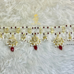 Swish Hairband (Mathapatti) - Ruby (Red) [Click inside image for HD quality]