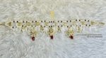 Swish Hairband (Mathapatti) - Ruby (Red) [Click inside image for HD quality]