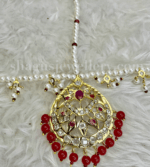 Enticing Tika Style Mathapatti - Ruby (Red) [Click inside image for HD quality] - Image 3