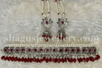Breathtaking Silver Dulhan Jadavi Set - Ruby (Red) [Click inside image for HD quality] - Image 4