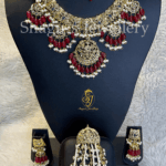 Exclusive Heavenly Drop Bridal Set - Ruby (Red) [Click inside image for HD quality]