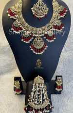 Exclusive Heavenly Drop Bridal Set - Ruby (Red) [Click inside image for HD quality]