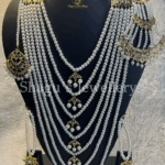 Legendary Dulhan Satlada Set - White [Click inside image for HD quality]